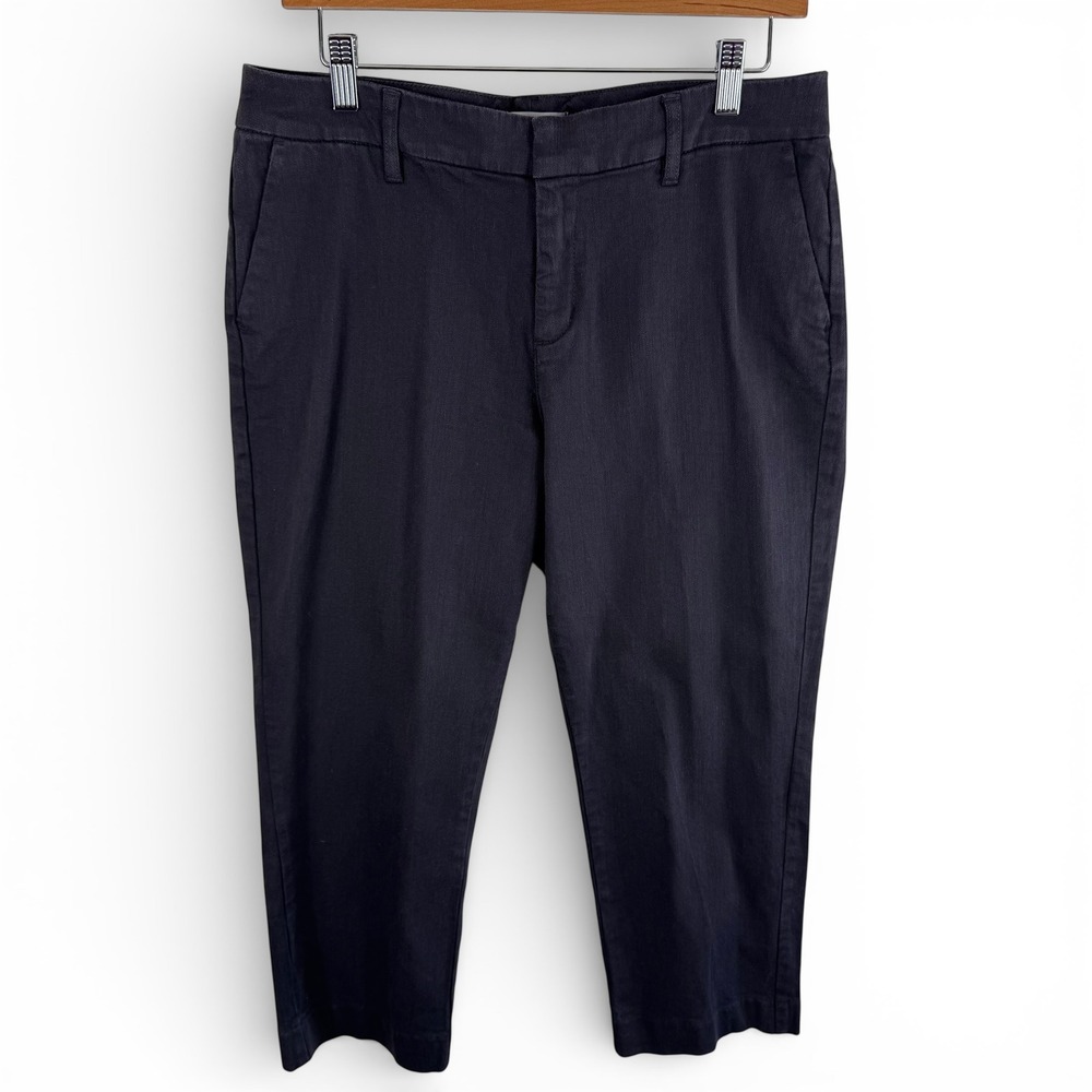 Coldwater Creek Womens Natural Fit Cropped Pants Brown Jeans Cotton Size 12‎